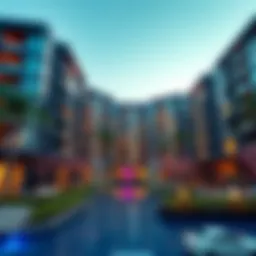 Stunning architectural design of Verde JLT showcasing contemporary style