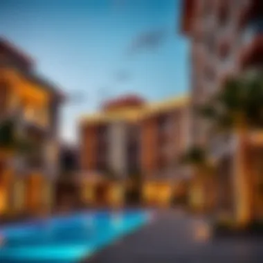 An infographic illustrating property investment trends and opportunities in Wadi Hub.