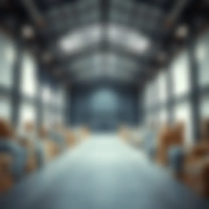 Modern Warehouse Interior Layout Interior layout of a modern warehouse