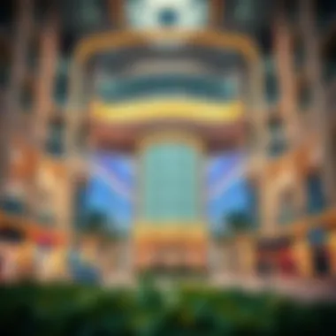 Stunning architectural view of Warqa Mall exterior