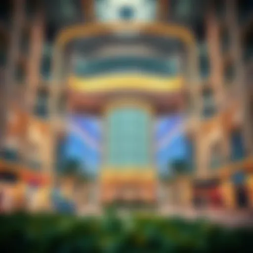 Stunning architectural view of Warqa Mall exterior