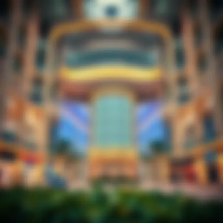 Stunning architectural view of Warqa Mall exterior