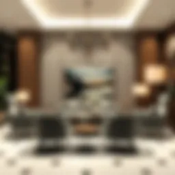 A showcase of contemporary furniture styles in Dubai