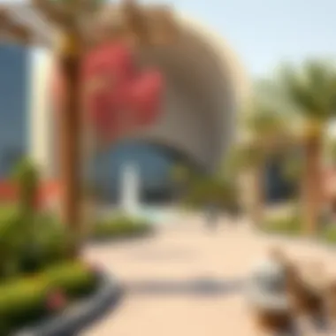 Emerging Tourist Attractions in the UAE A vibrant scene of a developing tourism destination in the UAE