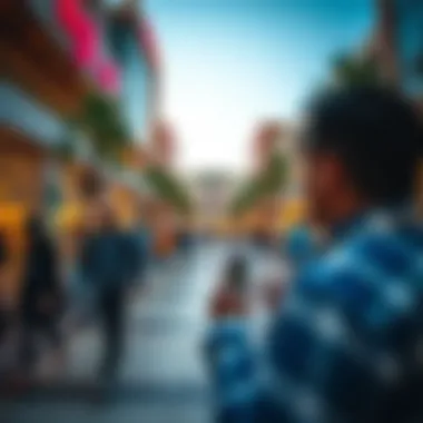 Community life in and around Galleria Barsha