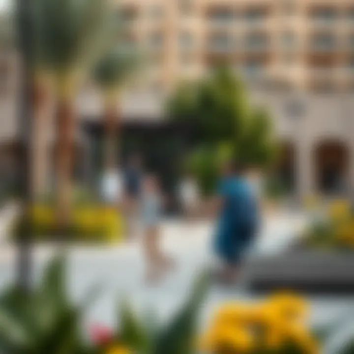 Families enjoying the community spaces in Gardenia Bay