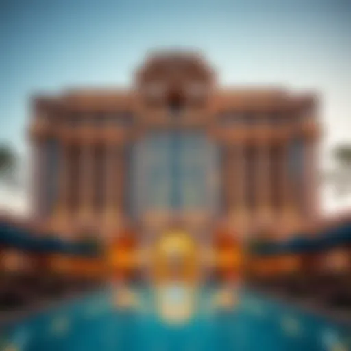 Architectural facade of Grand Bellevue Hotel Apartment