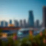 Luxurious Dubai skyline showcasing modern architecture