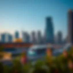 Luxurious Dubai skyline showcasing modern architecture