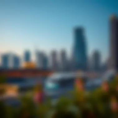 Luxurious Dubai skyline showcasing modern architecture