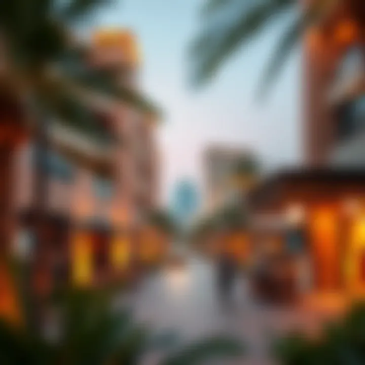 Vibrant community spaces in Dubai promoting lifestyle and investment