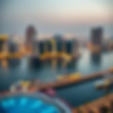 Breathtaking view of Dubai Creek from the hotel