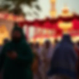 Traditional Emirati celebration during a holiday