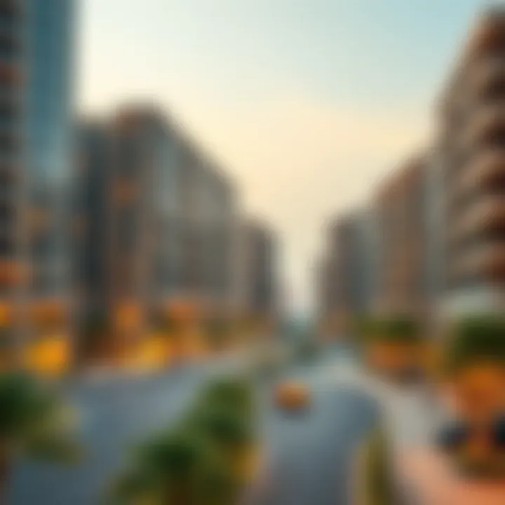 Ideal Neighborhoods for Hotel Room Investment in Dubai Map of Dubai neighborhoods ideal for hotel room investments