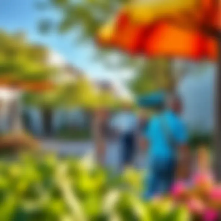 Vibrant community atmosphere around Hyatt Regency Creek Heights