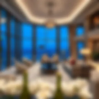 Luxurious living room featuring elegant design and furnishings