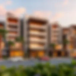 Exterior view of Hyatt Regency Creek Heights Residences showcasing modern architecture