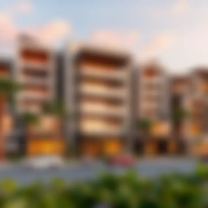 Exterior view of Hyatt Regency Creek Heights Residences showcasing modern architecture