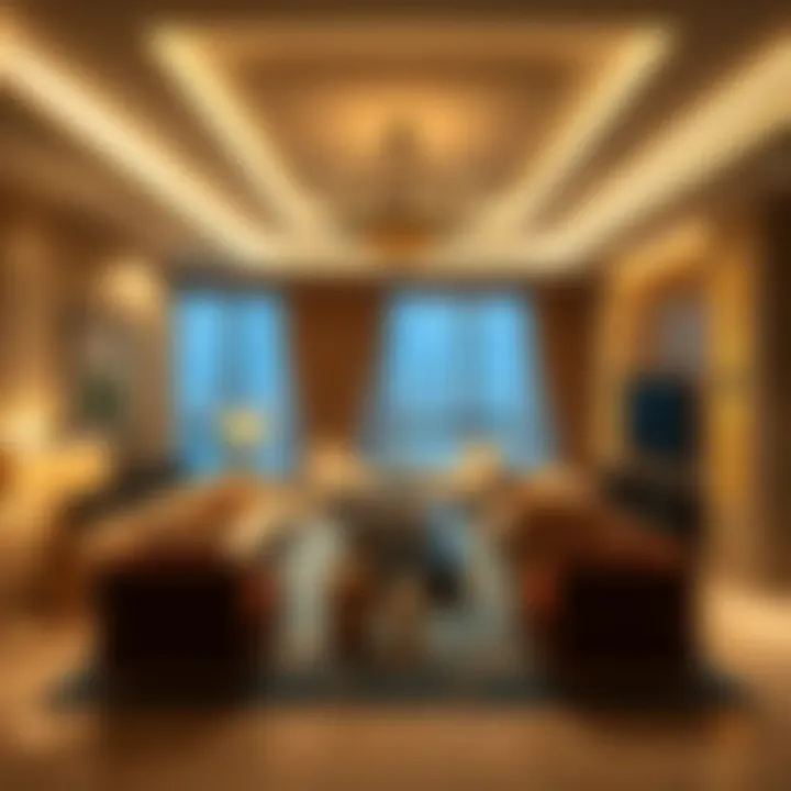 Luxurious apartment interiors in JLT Cluster Q highlighting upscale living spaces