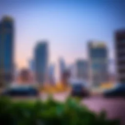 Breathtaking skyline view of JLT Cluster Q showcasing modern architecture