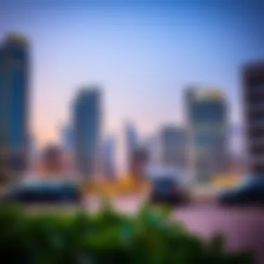 Breathtaking skyline view of JLT Cluster Q showcasing modern architecture