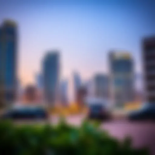 Breathtaking skyline view of JLT Cluster Q showcasing modern architecture