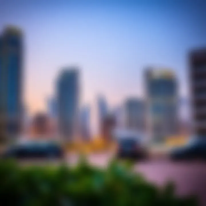 Breathtaking skyline view of JLT Cluster Q showcasing modern architecture