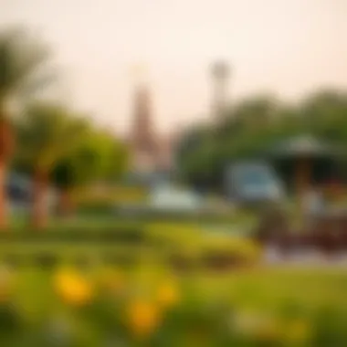 Lush green parks and recreational areas in JVC District 14