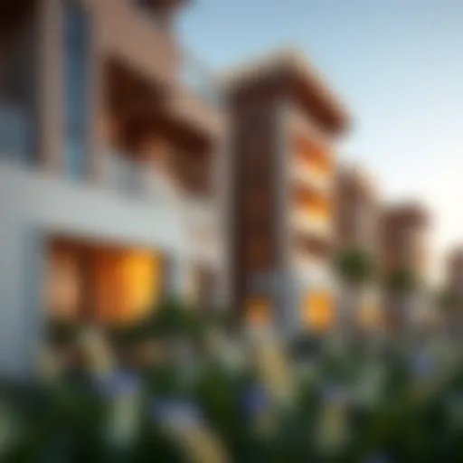 Architectural design of Konoze properties in Dubai