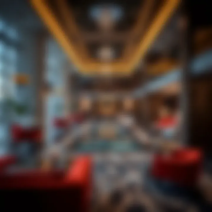 Luxurious amenities offered within the Latifa Tower, emphasizing modern living.