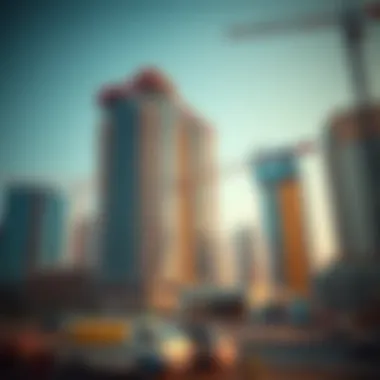 Laya Heights construction site demonstrating cutting-edge building techniques
