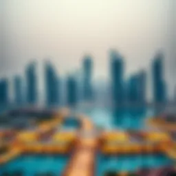 An elegant Dubai skyline showcasing luxury properties