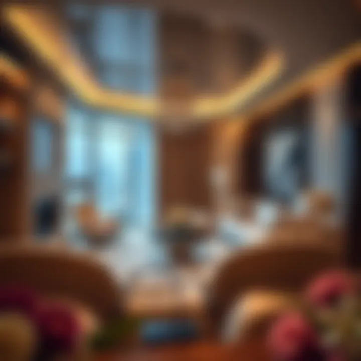 Elegant interiors of a residential unit in Lillian Tower