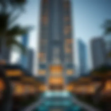 Stunning view of Lillian Tower's exterior architecture