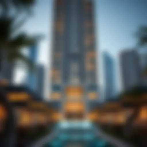 Stunning view of Lillian Tower's exterior architecture