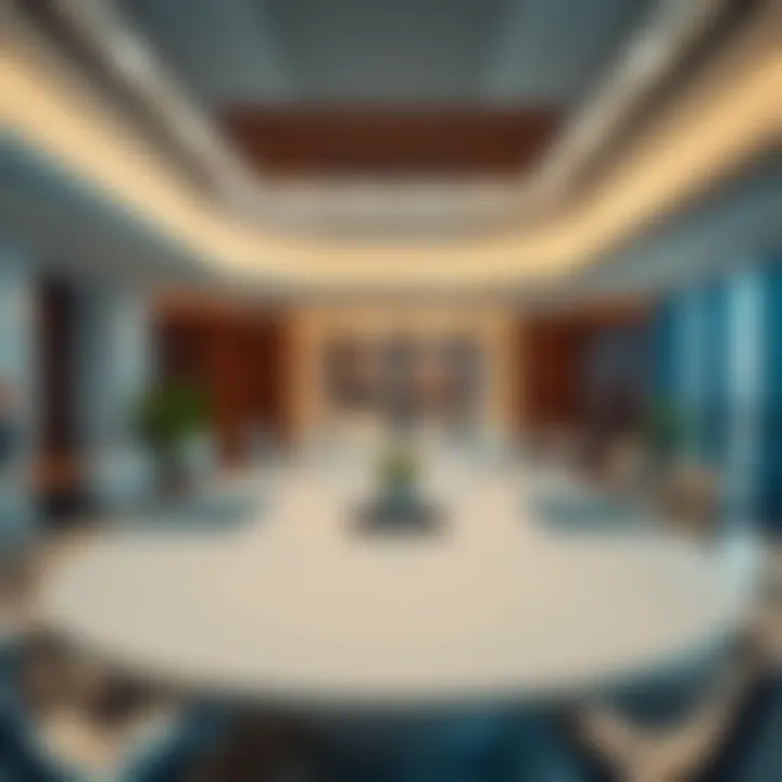 Business center equipped with state-of-the-art facilities for professionals