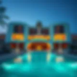 Exterior view of Loco Land Hotel showcasing its unique architectural design