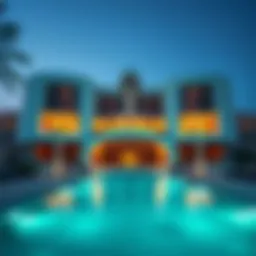 Exterior view of Loco Land Hotel showcasing its unique architectural design