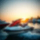 Luxurious jet ski ready for rental in Dubai's vibrant waters