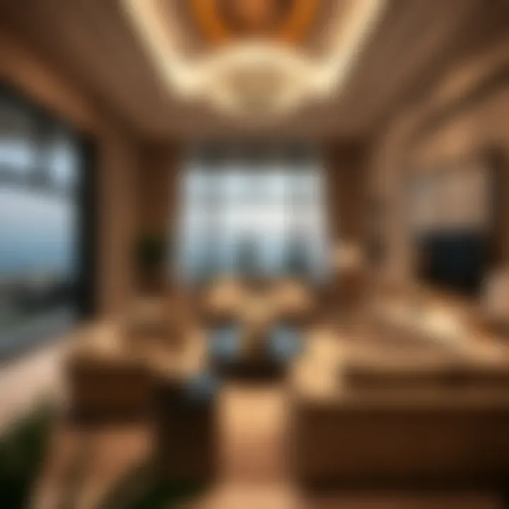 Elegant Interior Design of Luxury Villa Elegant interior of a luxury villa in Dubai