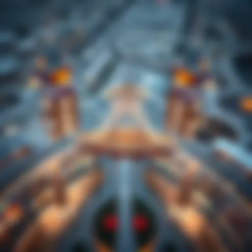 Aerial view of the Mall of the World concept design