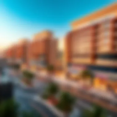 Conceptual rendering of urban development surrounding the mall