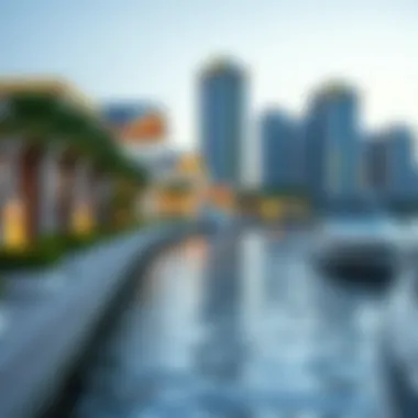 Scenic Waterfront Surrounding Marina Gate Jumeirah Living Scenic waterfront view surrounding Marina Gate Jumeirah Living