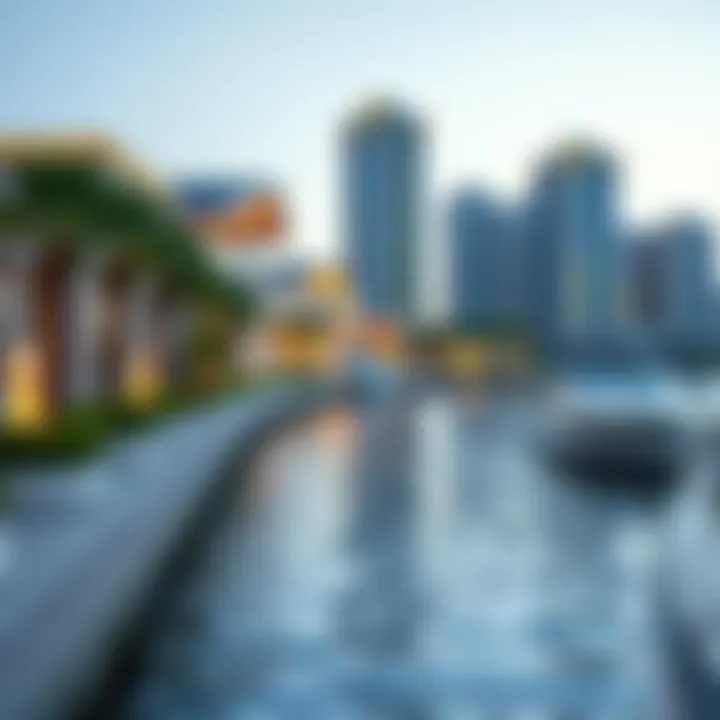 Scenic Waterfront Surrounding Marina Gate Jumeirah Living Scenic waterfront view surrounding Marina Gate Jumeirah Living