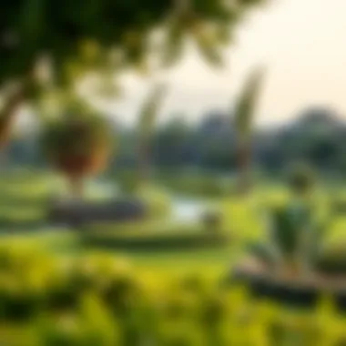 Green spaces and parks within the Camelia community