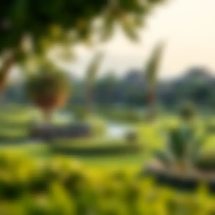 Green spaces and parks within the Camelia community