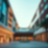 Architectural Marvel of Mudon Community Centre Modern architectural design of the Mudon Community Centre showcasing contemporary aesthetics