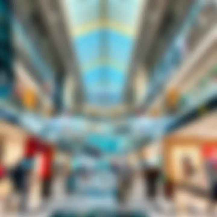 Interior of National Towers Mall highlighting vibrant shopping areas
