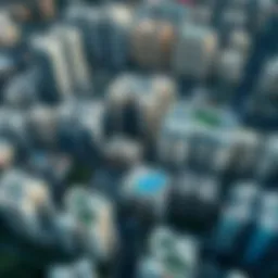 Aerial view of Dubai showcasing various neighborhoods