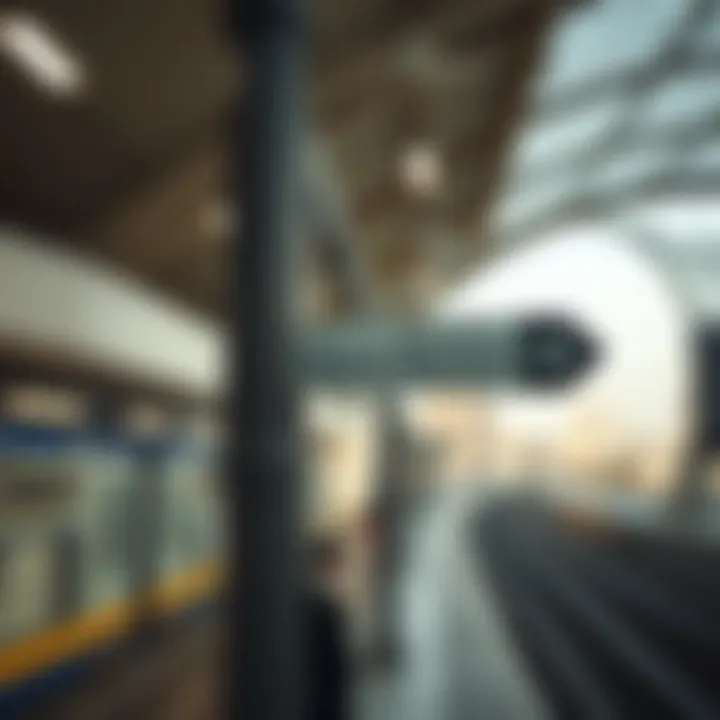 Signage and directions within Baniyas Metro Station